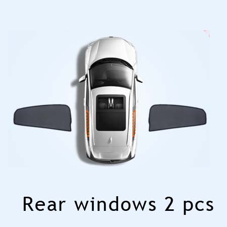 Rear windows 2Pcs