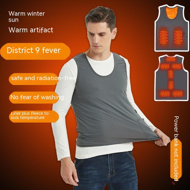 Title 8, Winter Intelligent Heating Tank Top for Men and...