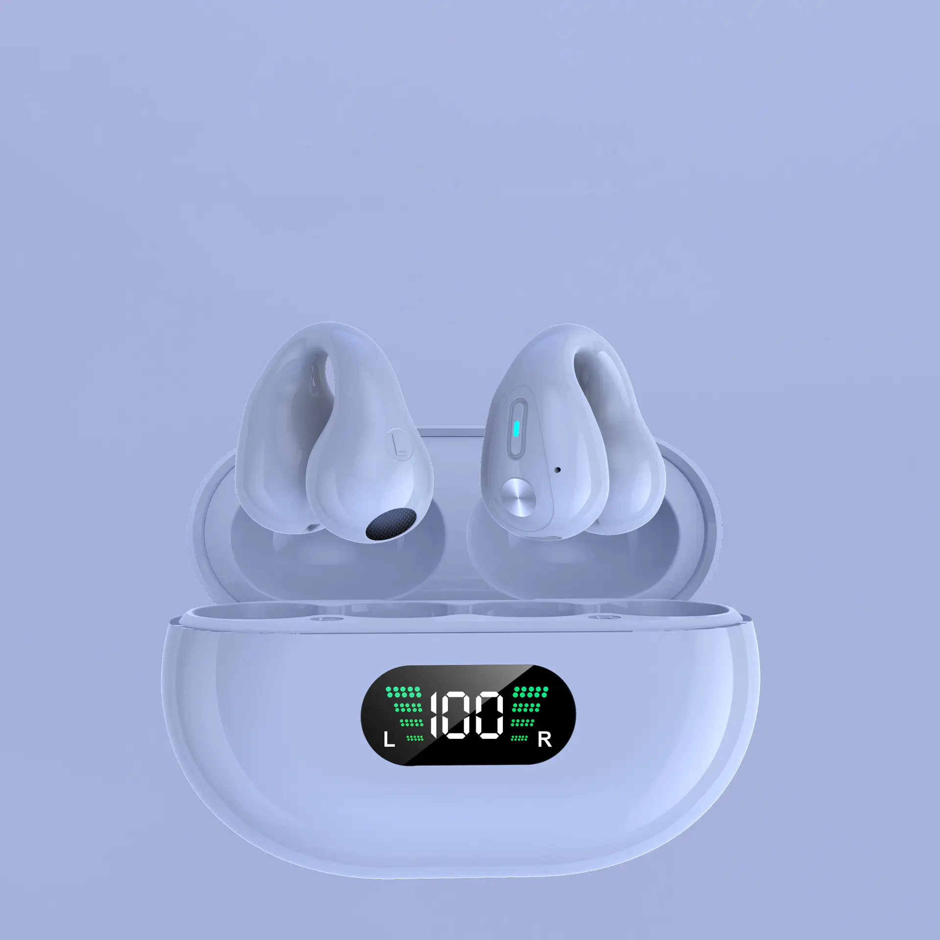 Bone Conduction Headphones TWS Earbuds Ear Clip