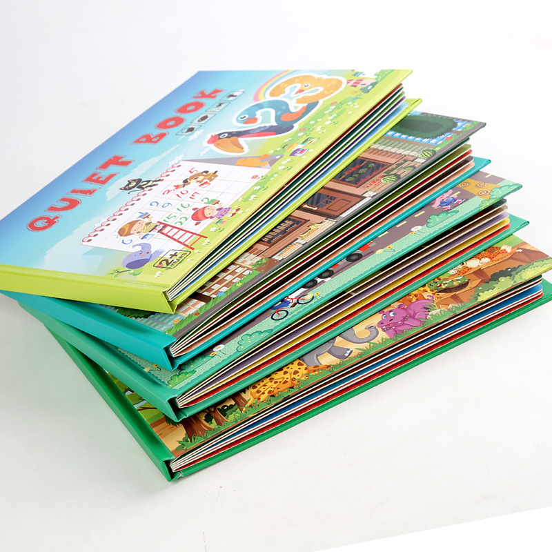 Детские просветительские наклейки, тихая книга, занятая книга для детского сада, материал ручной работы, клейкая книга, развивающие игрушки