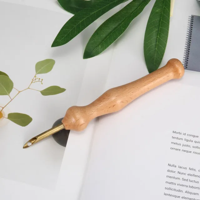 Embroidery Needle, Poke Embroidery, Handmade Wood Poke Poke Set Wood Color - Shop at LoveMi