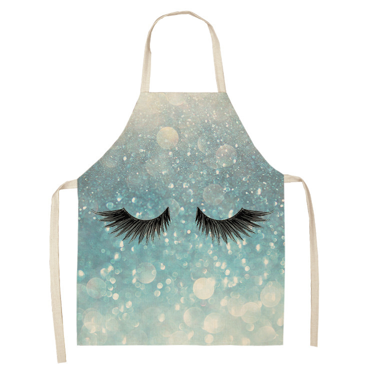 Title 11, Cotton Hemp Apron with 3D Printed Cartoon Anime...