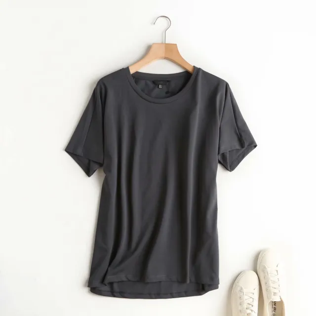 European And American Style Basic 4 color All match Cotton Casual Loose Short sleeved T shirt Grey - Shop at LoveMi