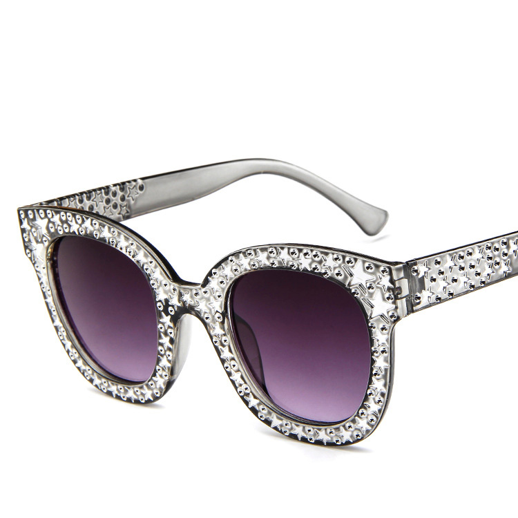 Title 1, Ladies star embellished cat eye marine sunglasses