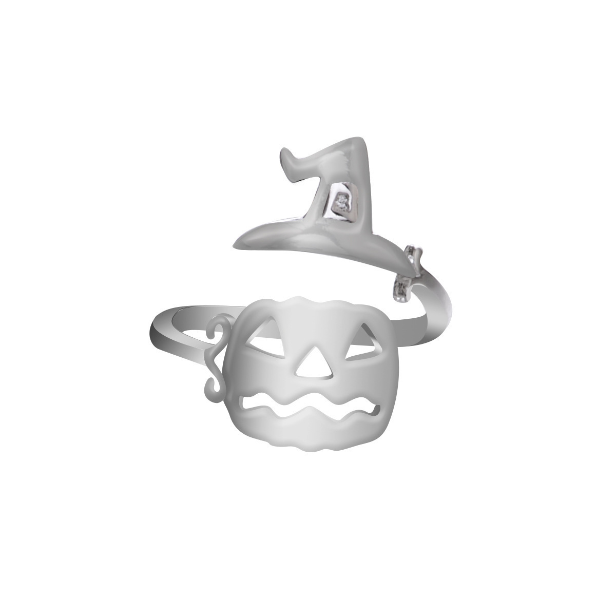 Ring Halloween Witch Hat Broom Broom Mop