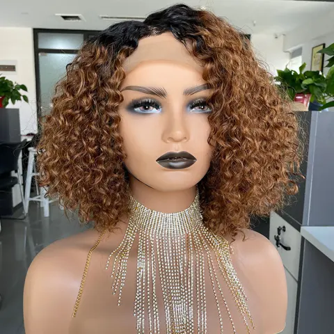E-commerce Exclusively for Ombre Curly Bobo1b30 Human Hair Lace