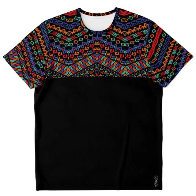 European And American Djole Ankara Igbega Shirt Black - Shop at LoveMi