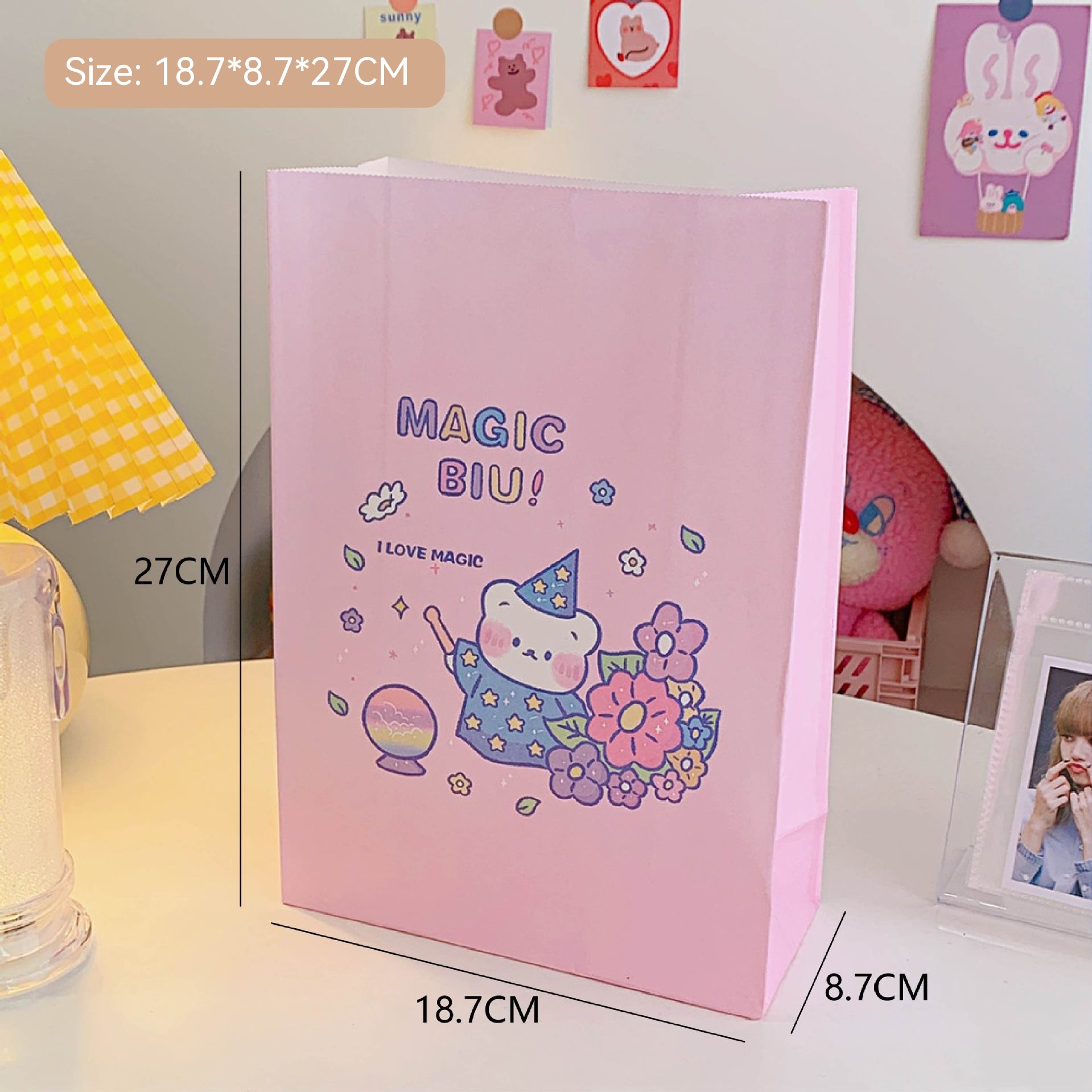 Cute Cartoon Teenage Girl Creative Gift Gift Bag