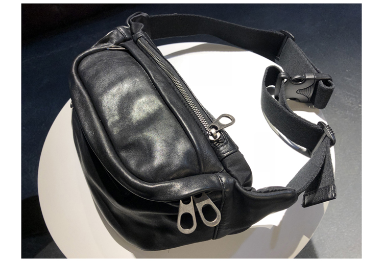 New Vintage Cowhide Cross-body Bag For Men