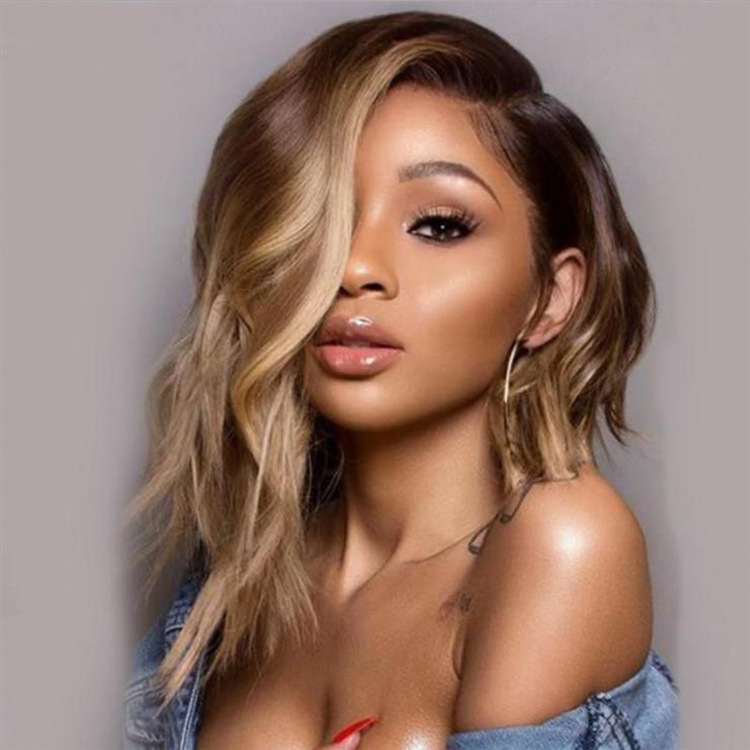 Trend Wig Blonde Multi colored Curly Hair Exotic Wig - Shop at LoveMi