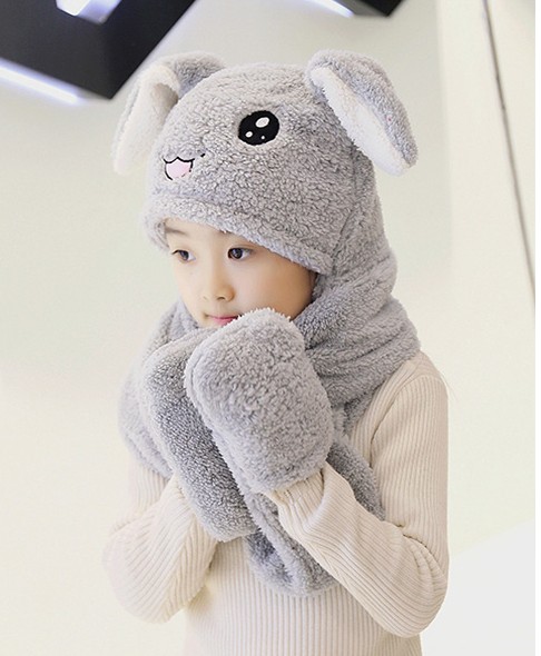 Title 5, Thick warm plush parent-child ear protection ca...