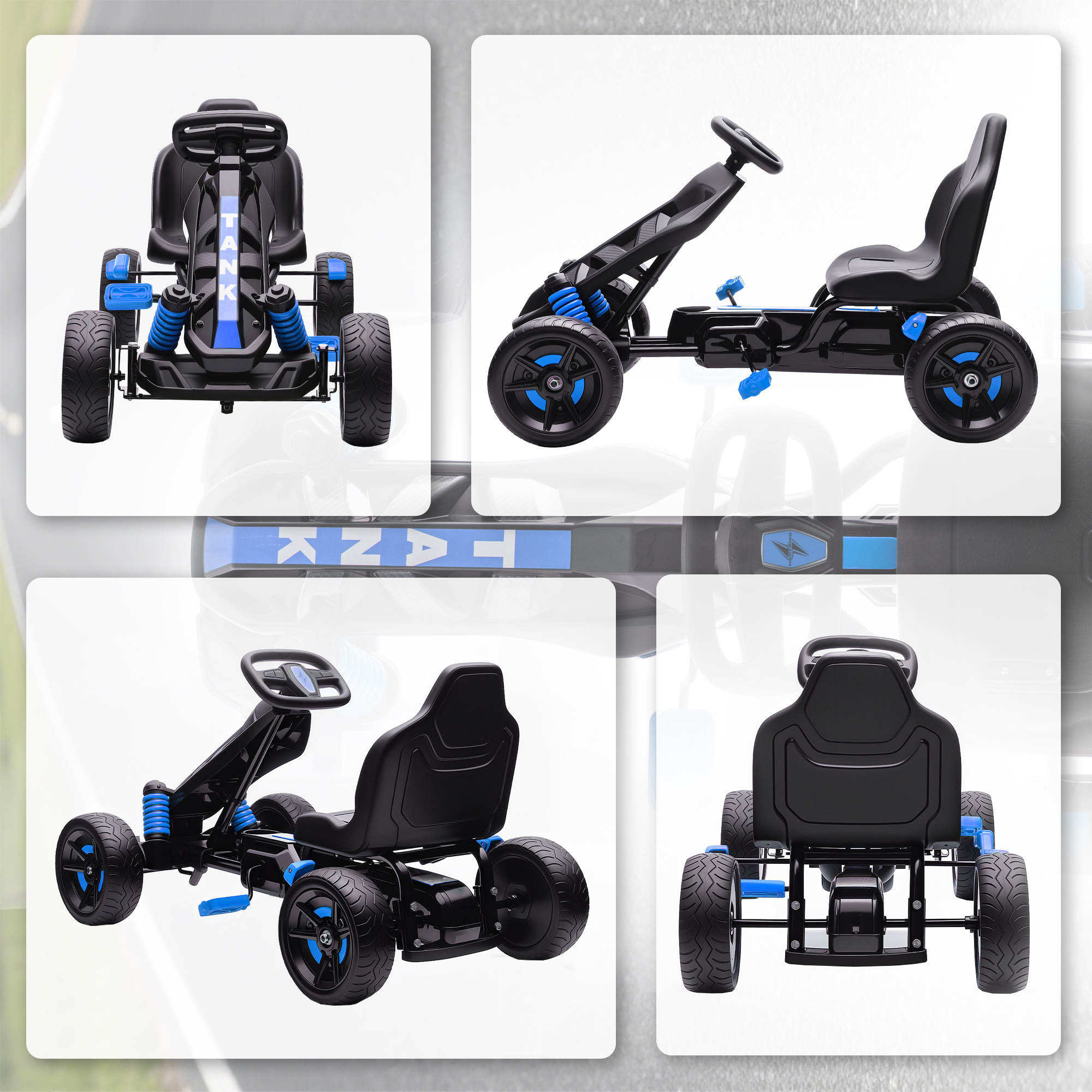 A Pedal Kart Suitable For Children Aged 3-6 Years Old, Equipped With A Free — image 9