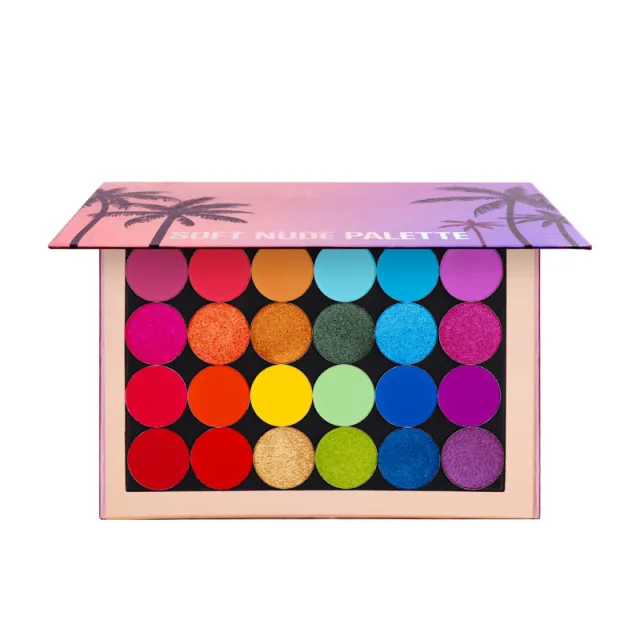 24 Colors Pearly Matt Fine Shimmering Mint Eyeshadow Palette 24Colors Rainbow Eye Shadow - Shop at LoveMi