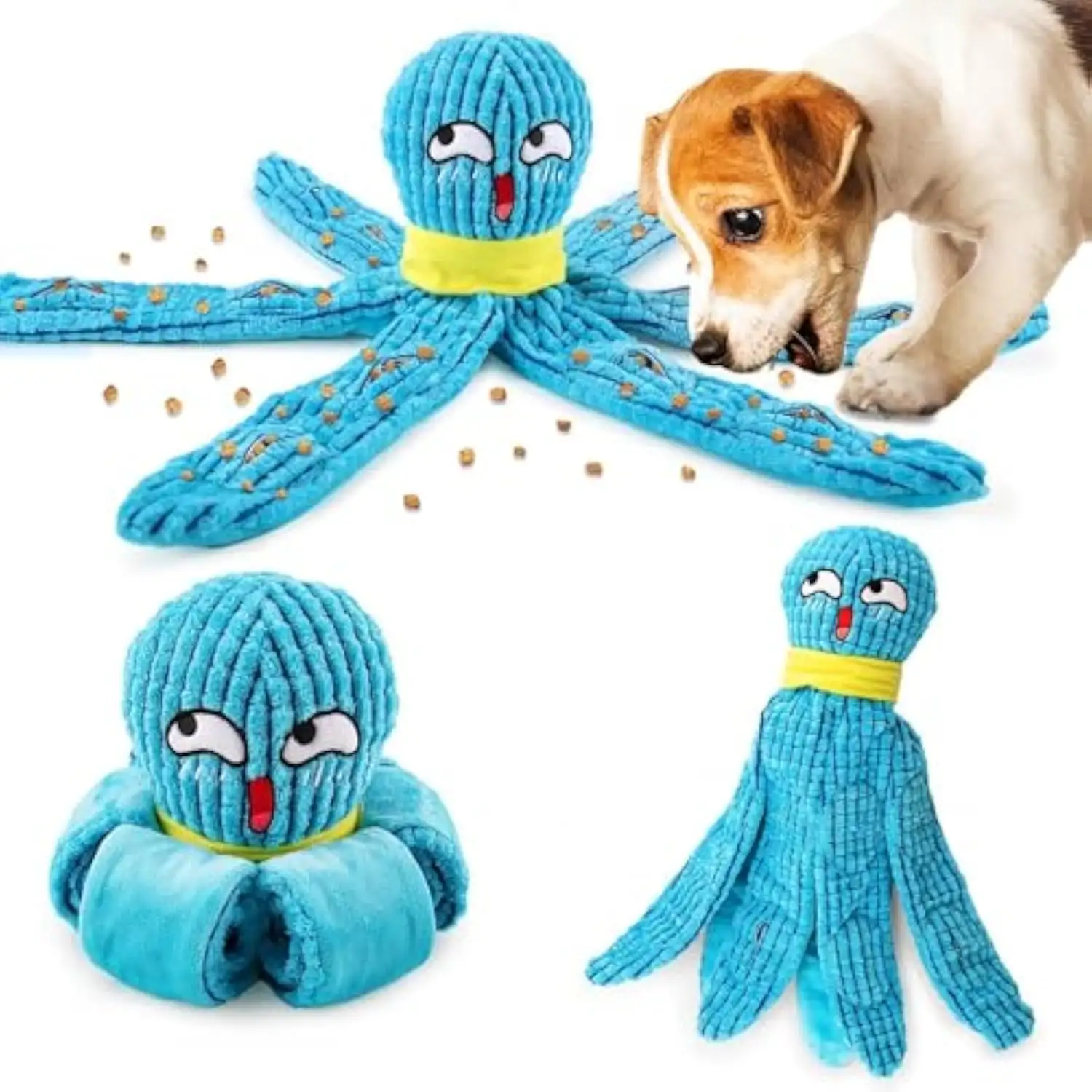 Squeaky Dog Toy, Octopus Sniffing Toys, Plush