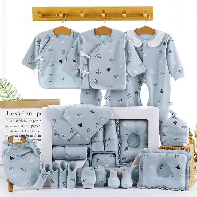 Baby Full Moon Gift Baby Clothes Newborn Gift Box Set Newborn Baby Clothes Combed Cotton Style A - Shop at LoveMi
