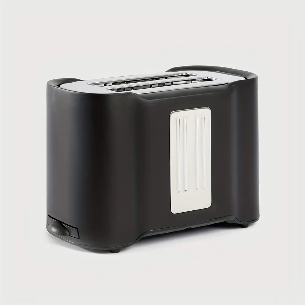 2 Slice Toaster, Quick & Even Results Every Time, Wide Slots Fit Any Size Bread Drop-Down Crumb Tray For Easy Clean Up, Stainless