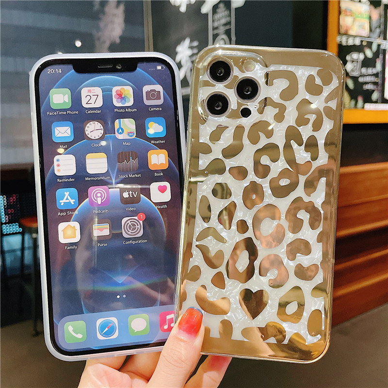 Electroplated Leopard-print Pattern Soft Shell