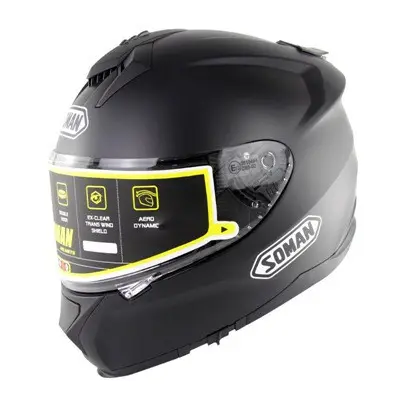 Motorcycle Electric Bicycle Riding Helmet with Anti-fog Double Lens