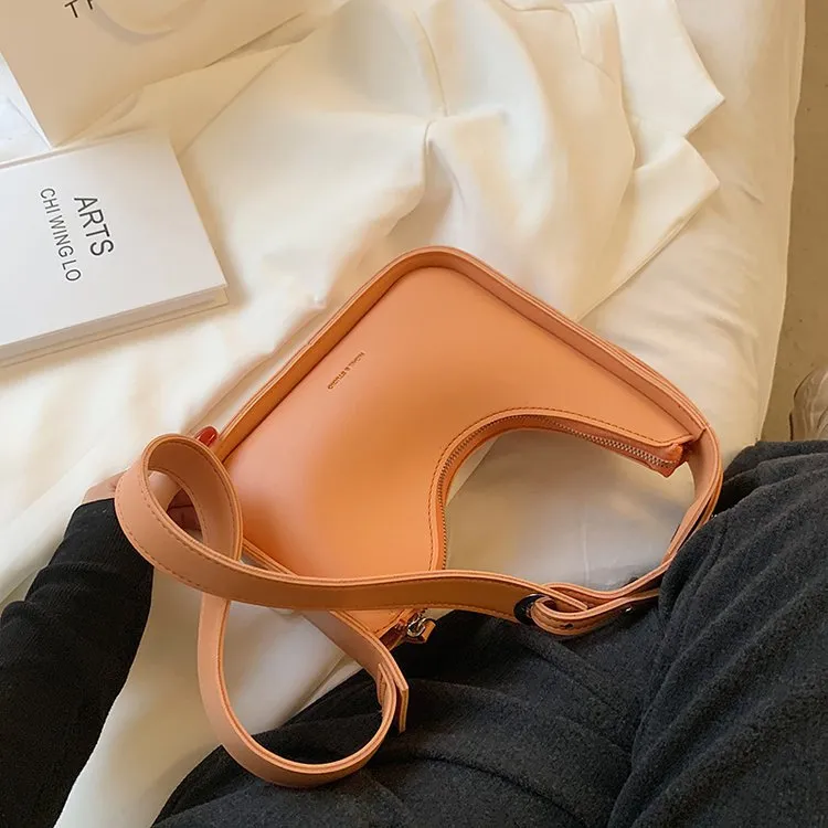 Women's Fashionable Shoulder Bag Western Style Messenger All Match - Orange
