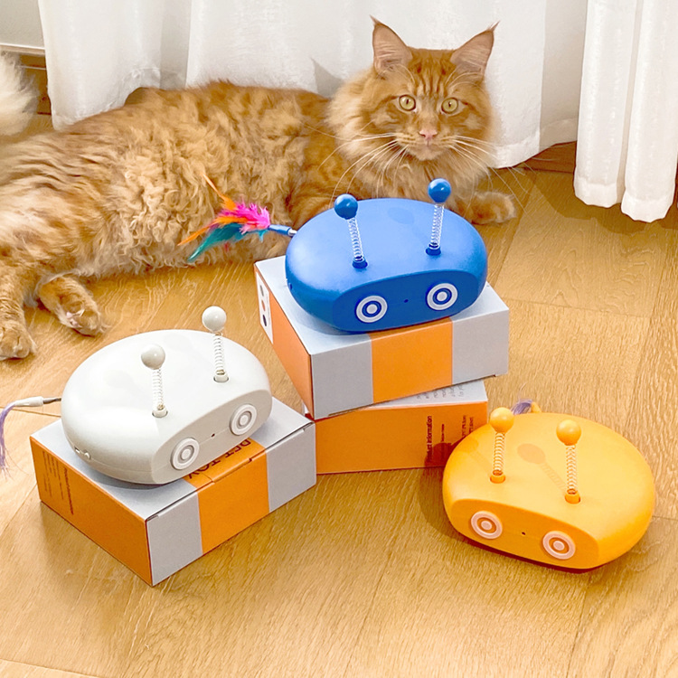 Creative Turntable Rechargeable Smart Cat Self-hey Toy