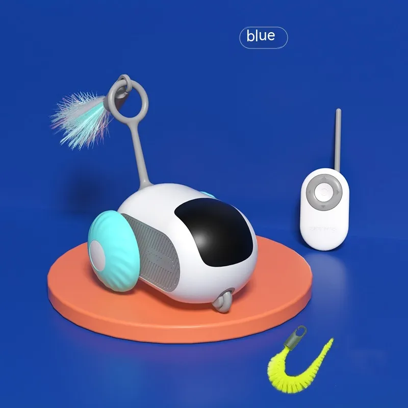 Remote Control Interactive Cat Car Toy USB Charging Chasing Automatic Self-moving Remote Smart Control Car Interactive Cat Toy Pet Products – image 9