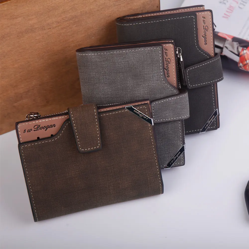 Men's Short Wallets Are Fashionable and Retro