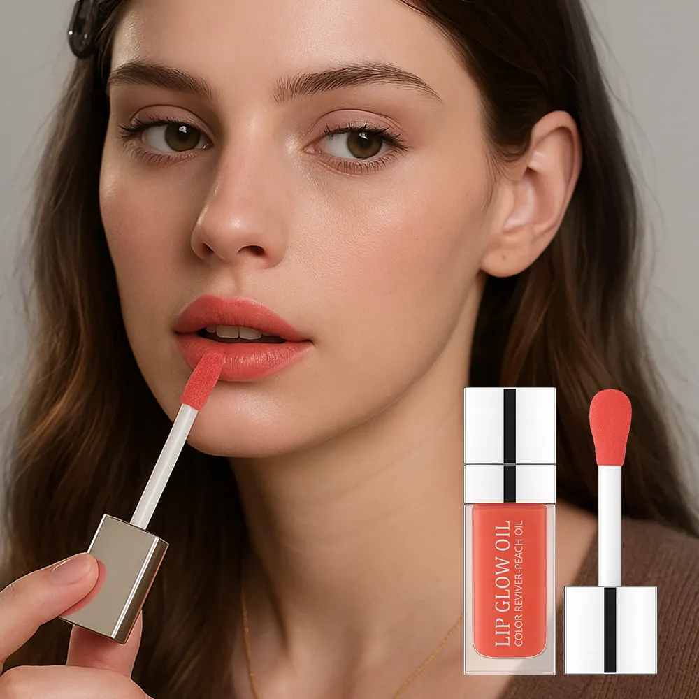 Long Lasting Shiny Lip Oil, Hydrating Tint