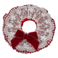 Cute Cat Dog Scarf Photo Jewellery - Red - View 1