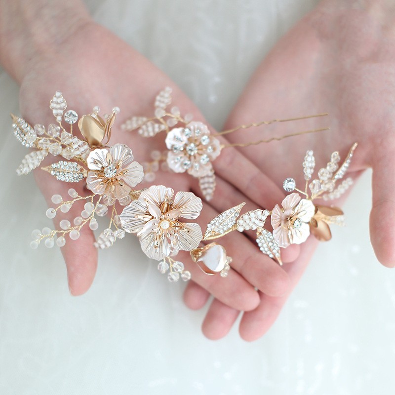 European And American Wedding Wreath Headgear