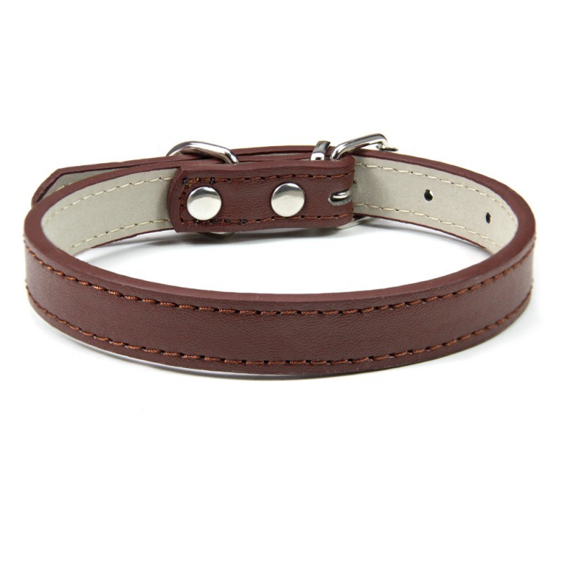 Title 9, Durable and comfortable PU leather pet collar, ...