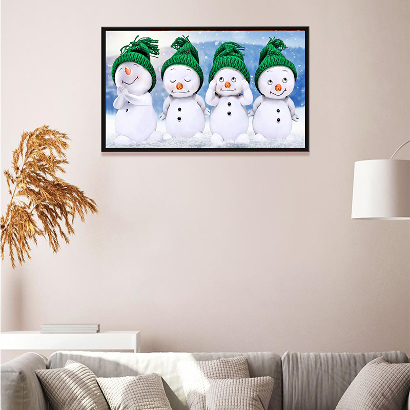 Diamond Painting Snowflake Picture Full Circle