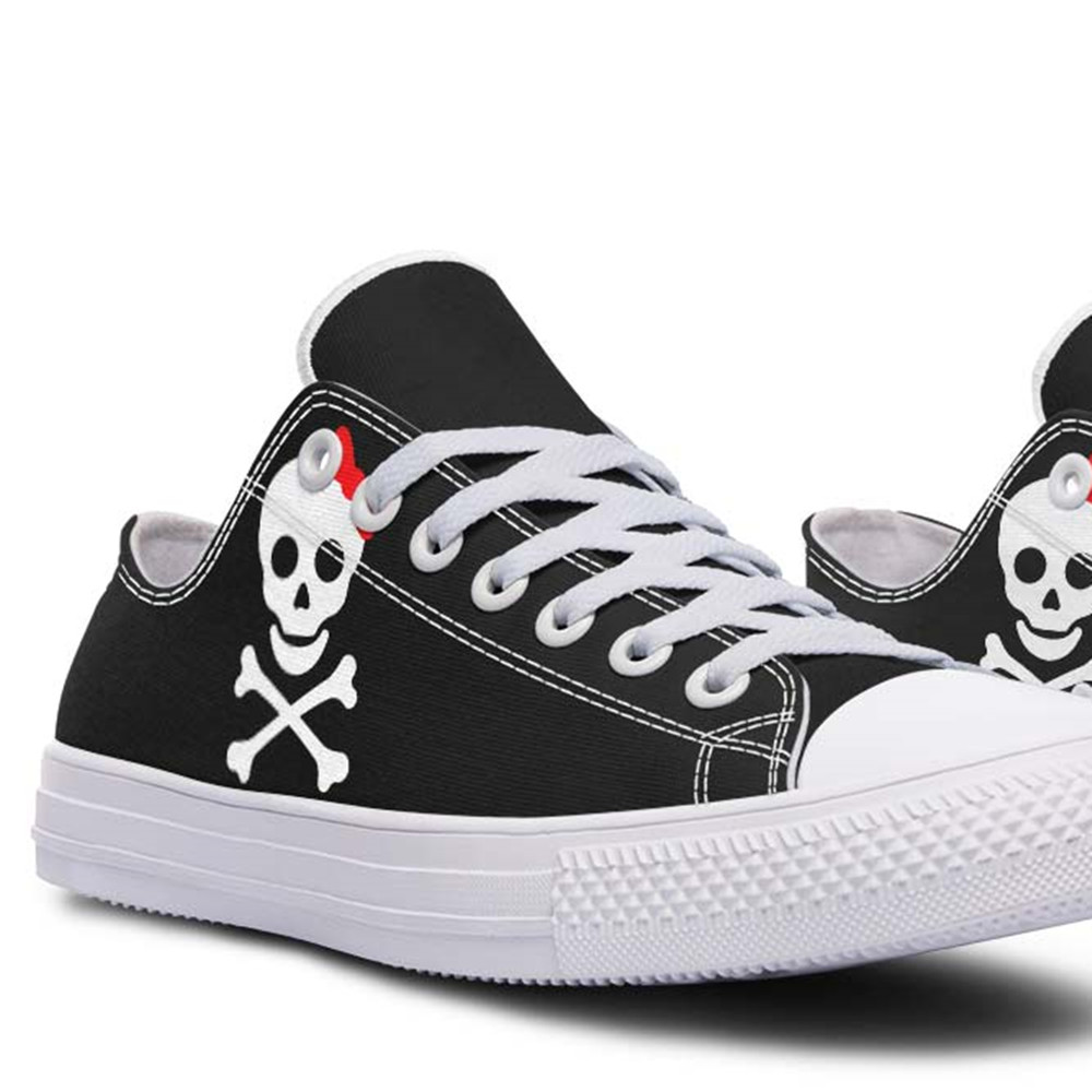 Fashion Print Couple Low-Top Canvas Shoes