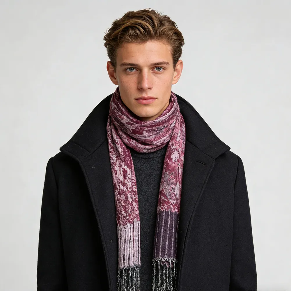 Glamorous Dinner Accessory Rich Jacquard Texture Catches
