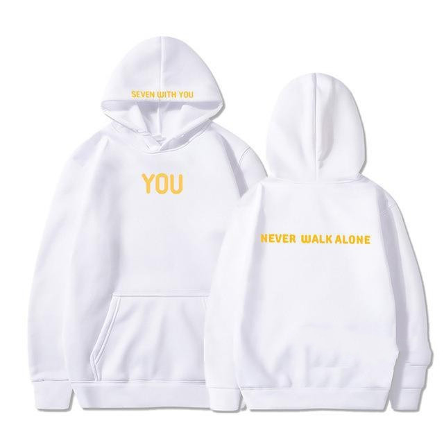 Dark Purple Hoodie Printed Sweater