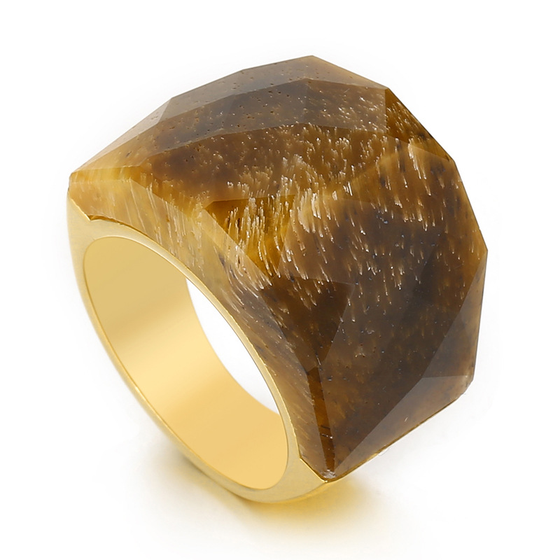 Women's Fashion Natural Stone Ring Kr86181K - Shop at LoveMi