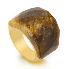 Women's Fashion Natural Stone Ring - Kr86181K - View 1