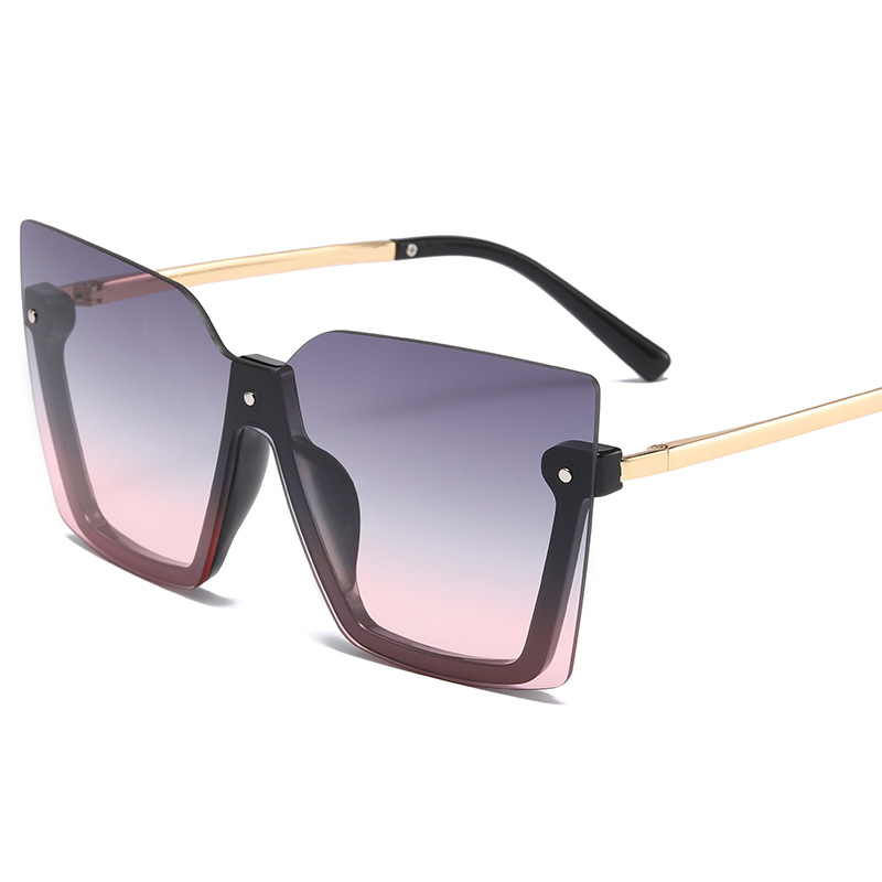 Title 7, Ocean Sheet Multicolor Rimless Sunglasses