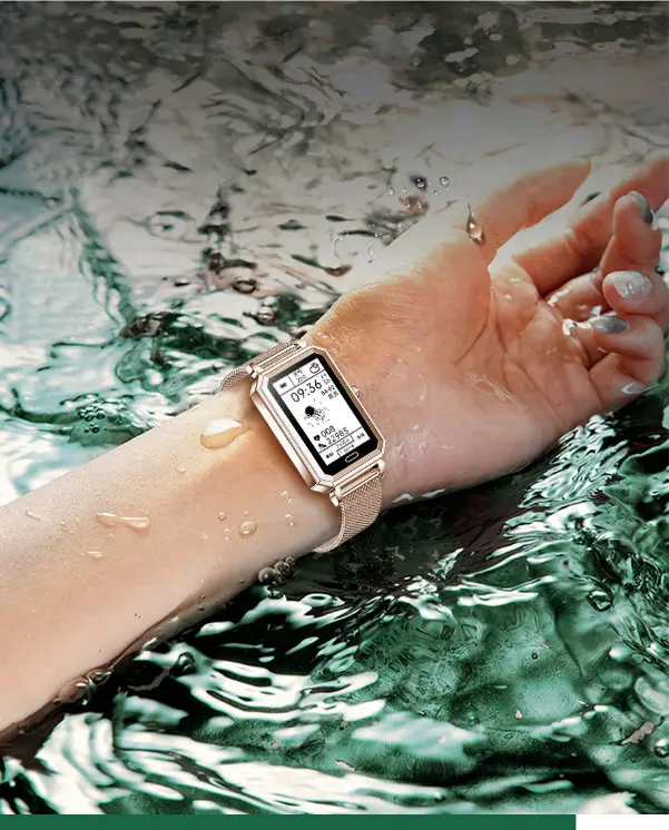 Heart Rate Blood Oxygen Health Monitoring Ladies Smart Watch