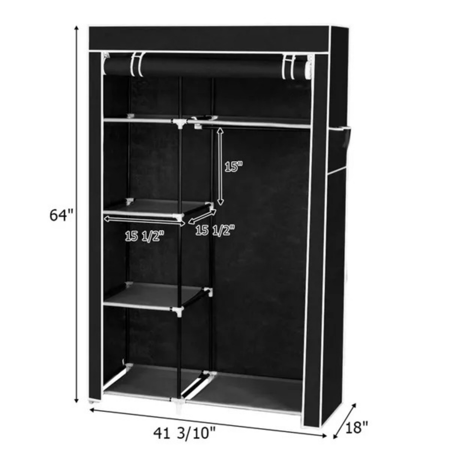 Portable Closet Storage Organizer, picture 3 of 3