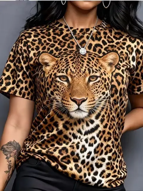 3D Printed Shortsleeve Tshirt for Women