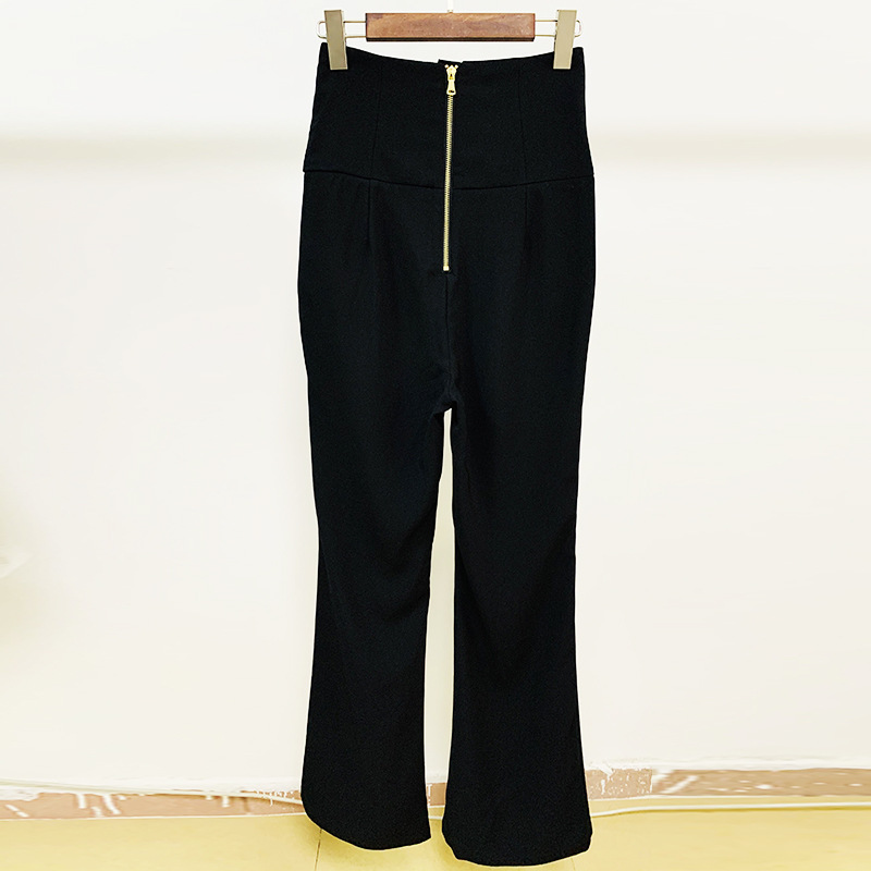 Title 3, Pantalones casuales con cintura ajustada y cint...