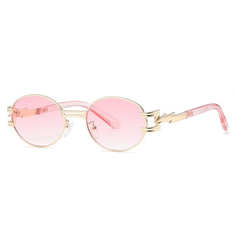 Title 4, Round Frame Trendy Sun Protection Sunglasses