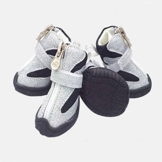 Fashionable And Simple Pet Breathable Cloth Shoes Black - Shop at LoveMi