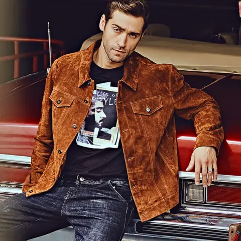 Leather Biker Jacket for Men American