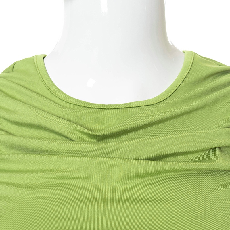 Title 6, Solid Color Round Neck Pullover Sleeveless Smoc...