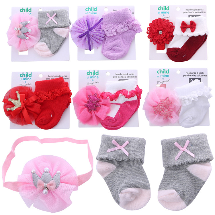 Female Bow Baby Socks Cute Princess