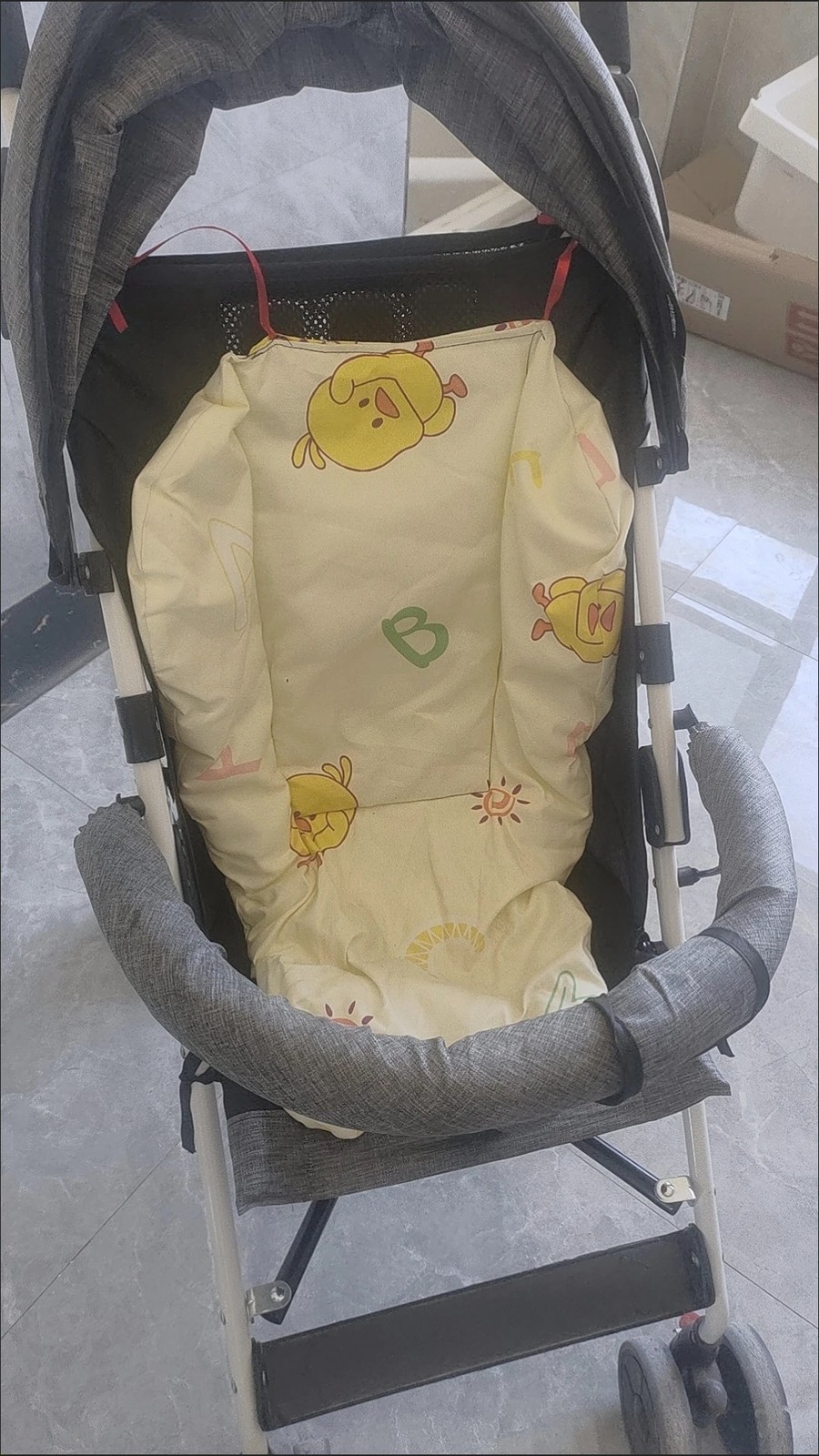 Foldable Baby Stroller Pram Pushchair With Sunshade Foot Brake Buggy Travel UK