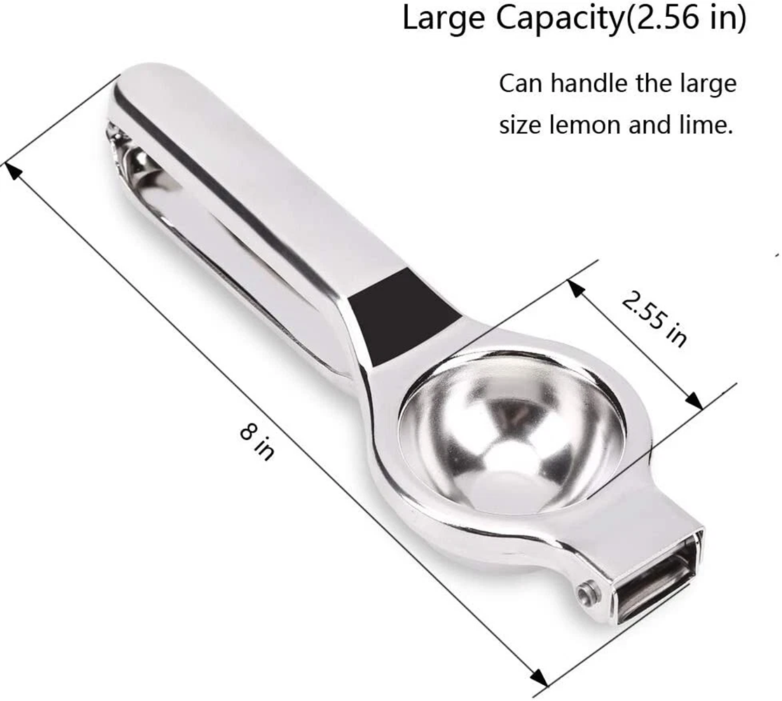 Manual Lemon Squeezer Heavy Duty Stainless Steel Press Hand Lime Citrus Juicer