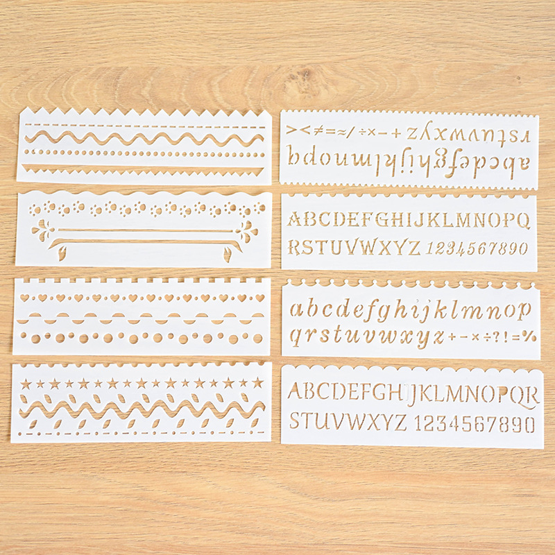 Original Long Strip Painting Template Hand Account Multifunctional Hollow