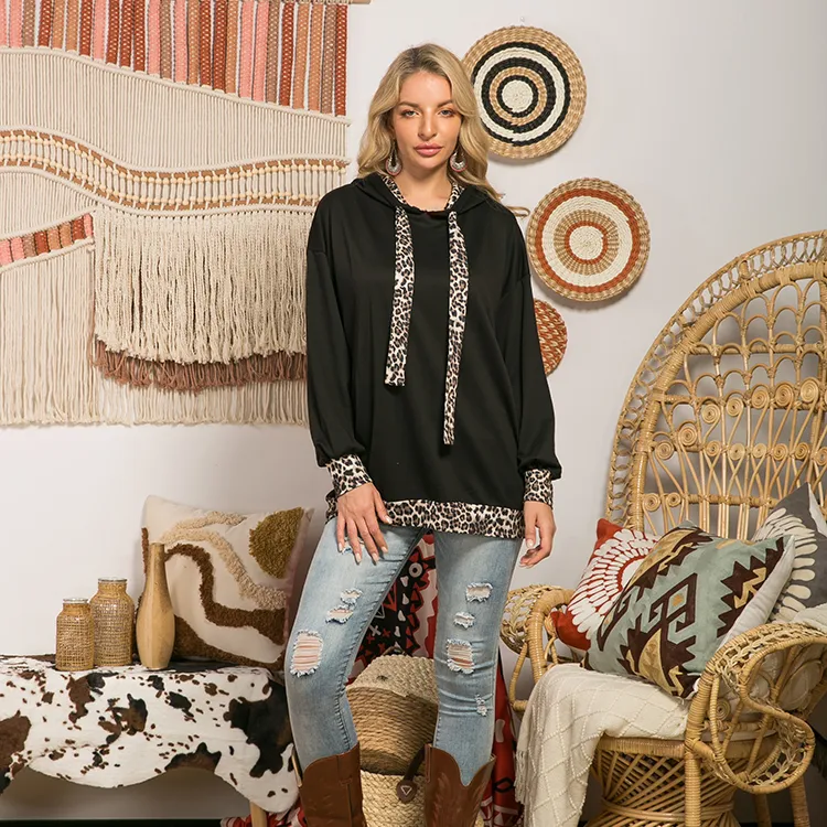 Long-sleeved Plaid Top Loose Casual Shirt Plush - Black